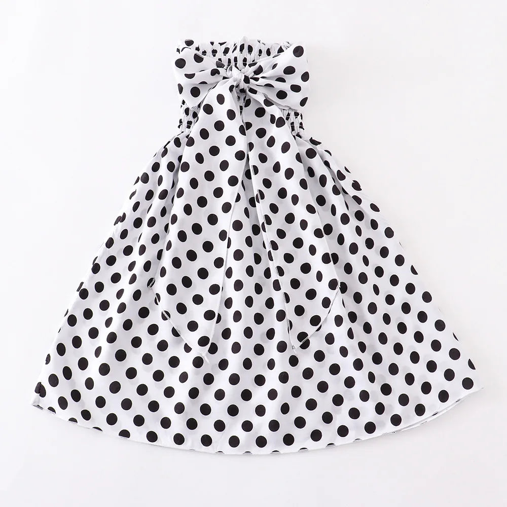 Summer Boho Girls Beach Dress 2 - 12 Years With Necklace Gift