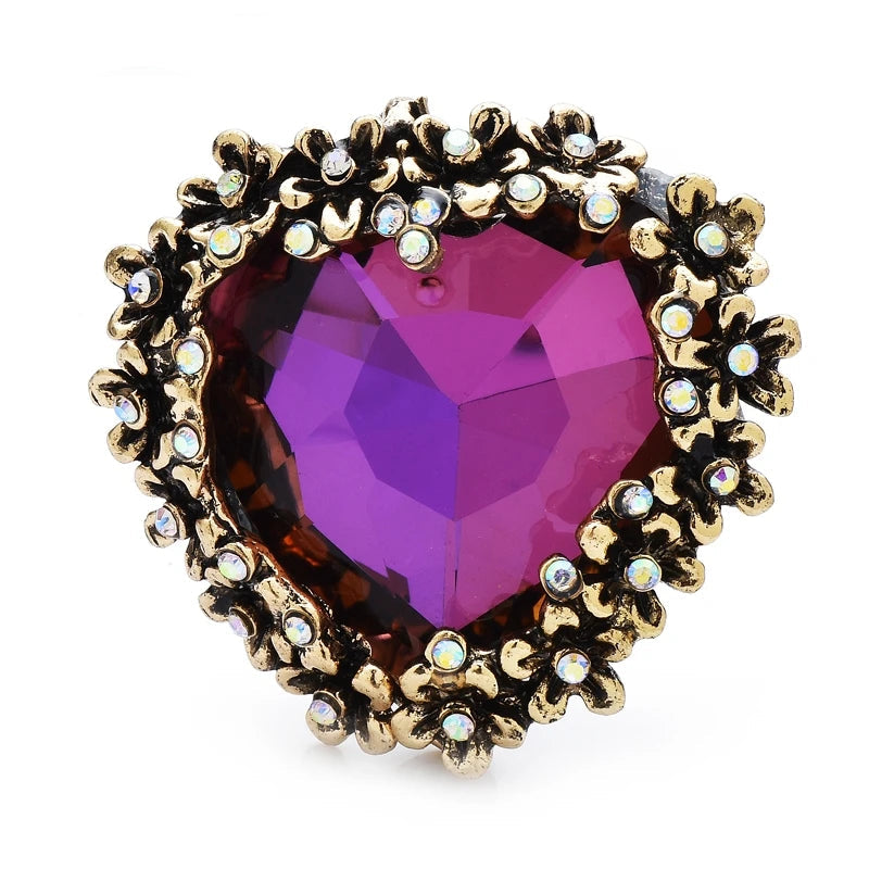 Purple Heart Brooches
