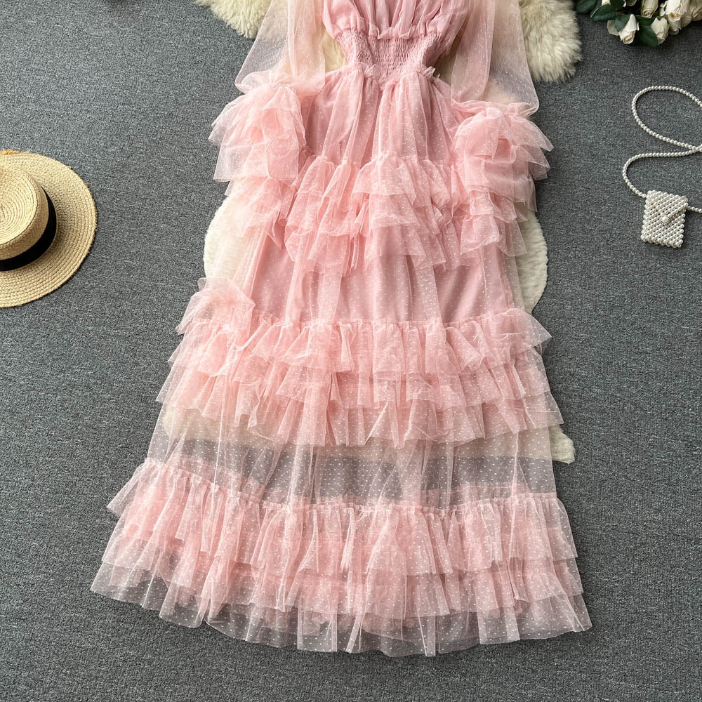 Cadenza's Cake Mesh Party Dress
