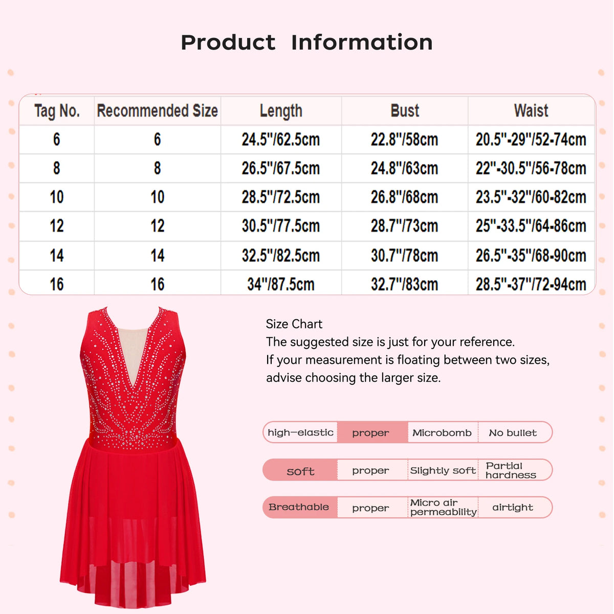 Girls Rhinestone Modern Contemporary Dance Ballet Dress Leotard Costume