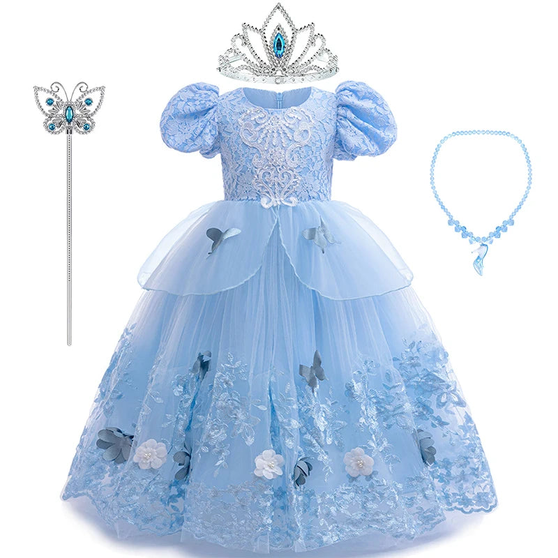 Cinderella Princess Dress Costume Sets