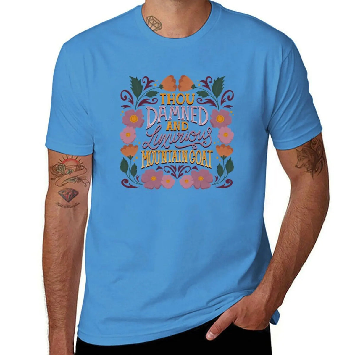 Shakespeare Quote Insult - Damned Luxurious Mountain Goat T-Shirt