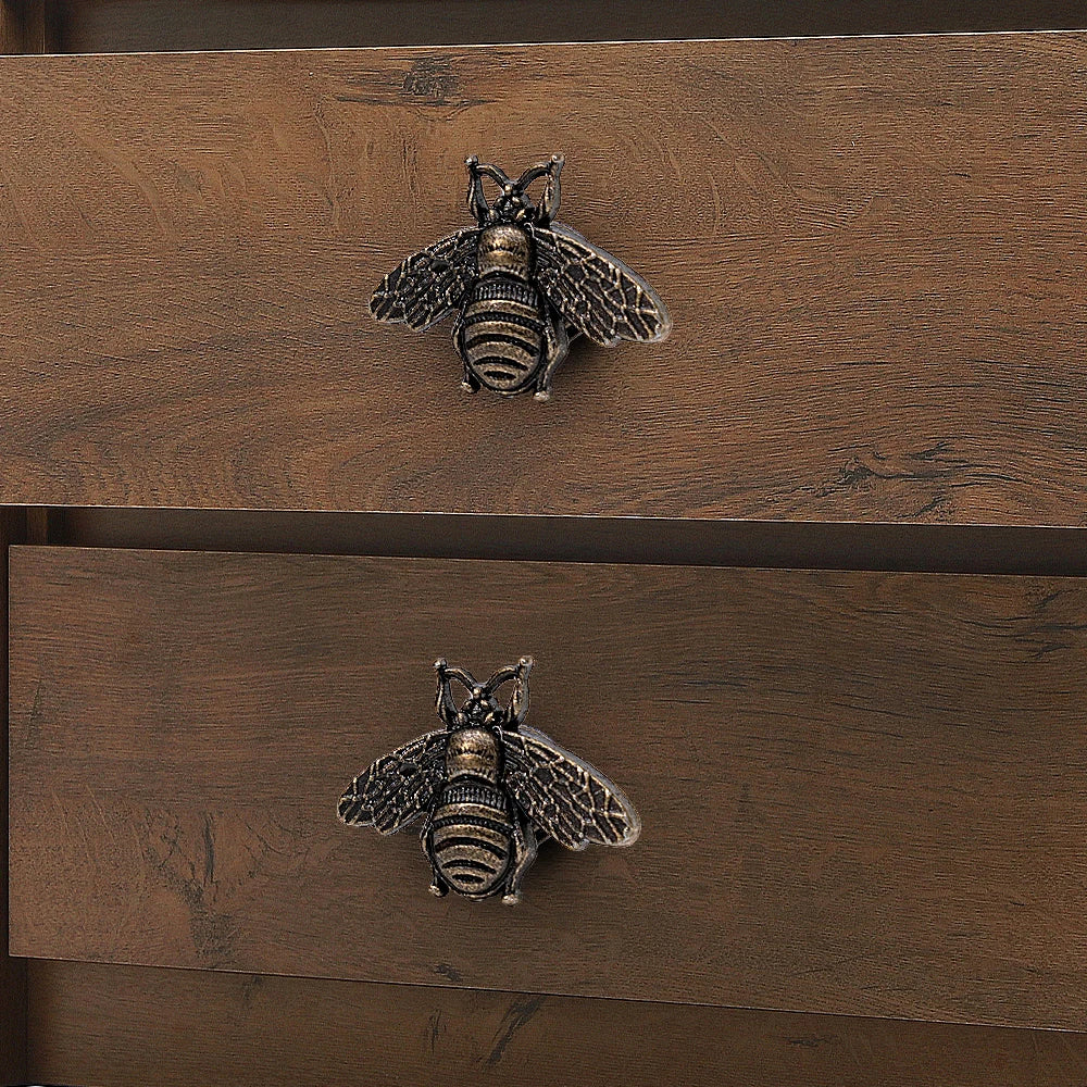 Set of Six Itty Bitty Bee Drawer Pulls Cabinet Handles