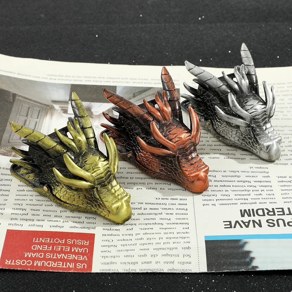 Dragon Head Metal Bookmarks for Book Lovers