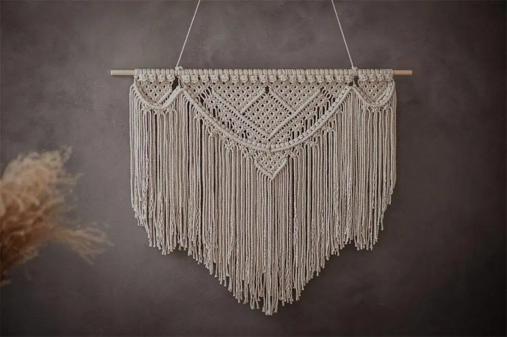 Big Macrame Wall Hanging Tapestry Bohemian Handwoven Tapestry For Home Decor