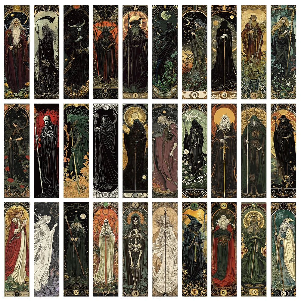 30pcs Wizard Bookmarks