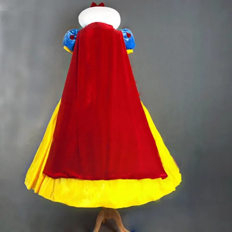 Snow White Halloween Book Week Costume Adult Women Plus Size Princess Dress