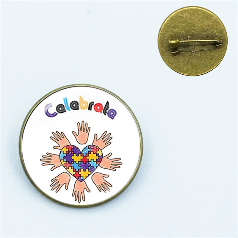 Neurodiversity Autistic Pins Badges