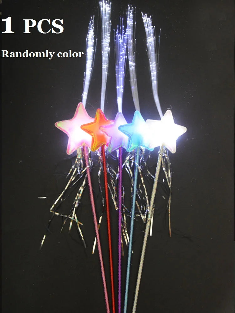 LED Witch Stars Tutu Skirt Glow Party Costumes Halloween