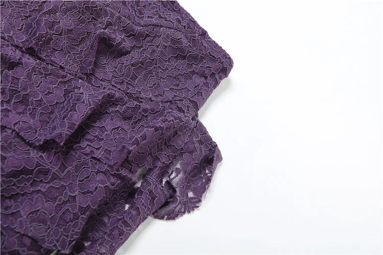 Lace Skirts Irregular Hem Multi-Layered Ruffles