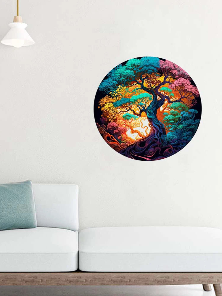Magic Forest Wooden Jigsaw Puzzle Irregular Shaped Pieces