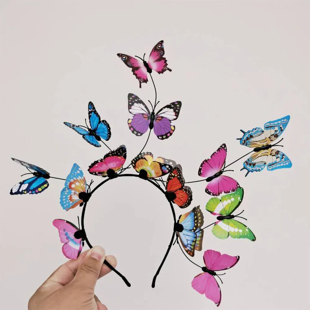 Fluttering Butterfly Headband Spring Fascinator