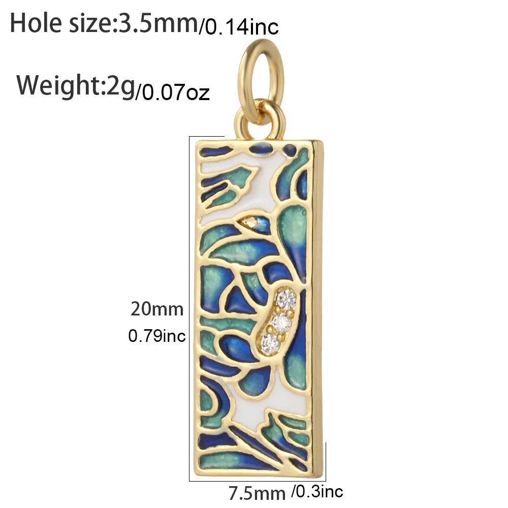Green Charms Jewellery Making Supplies Necklace Bracelet Pendant Charms