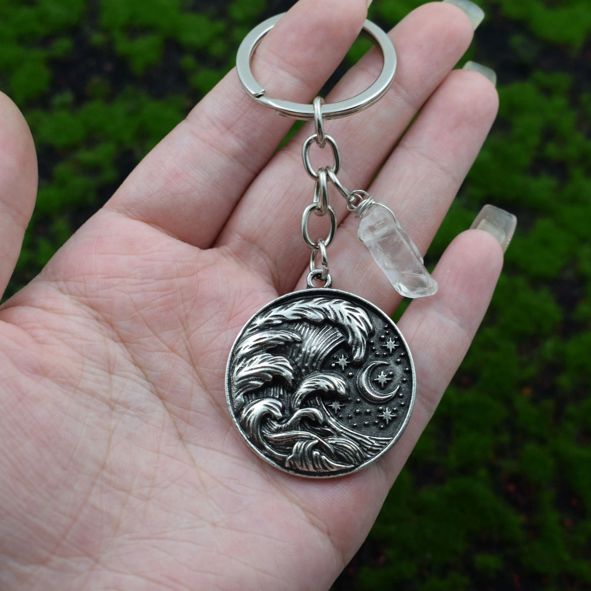 Sea Wave Keyring