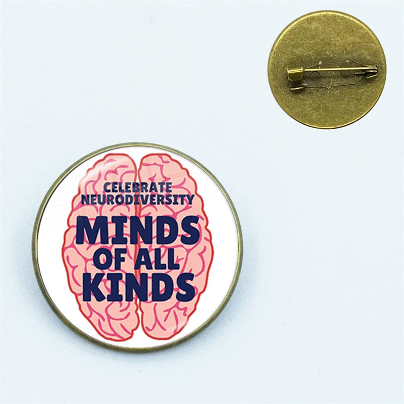 Neurodiversity Autistic Pins Badges