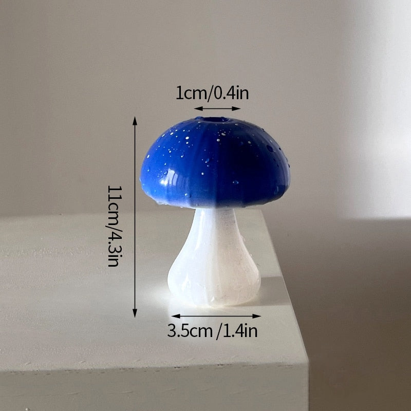 Mushroom Glass Vase Plant Hydroponic Terrarium Vase