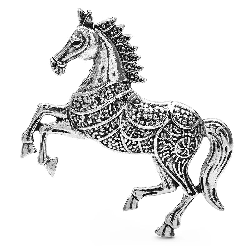 Running Horse Brooches
