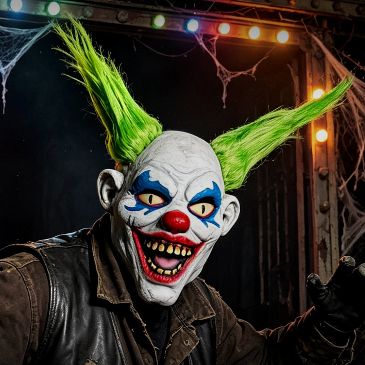 Scary Clown Latex Mask Halloween Cosplay Costume Accessories Props Movie Horror Mask