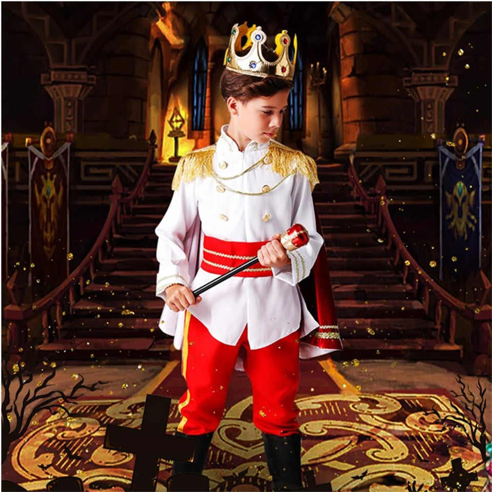 Boy King Prince Halloween Kids Cosplay Costume Sets