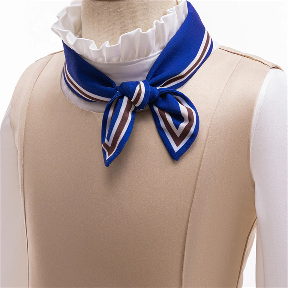 M3GAN Gemma Dress Girls Halloween Cosplay Horror Movies Children's Thriller Costumes