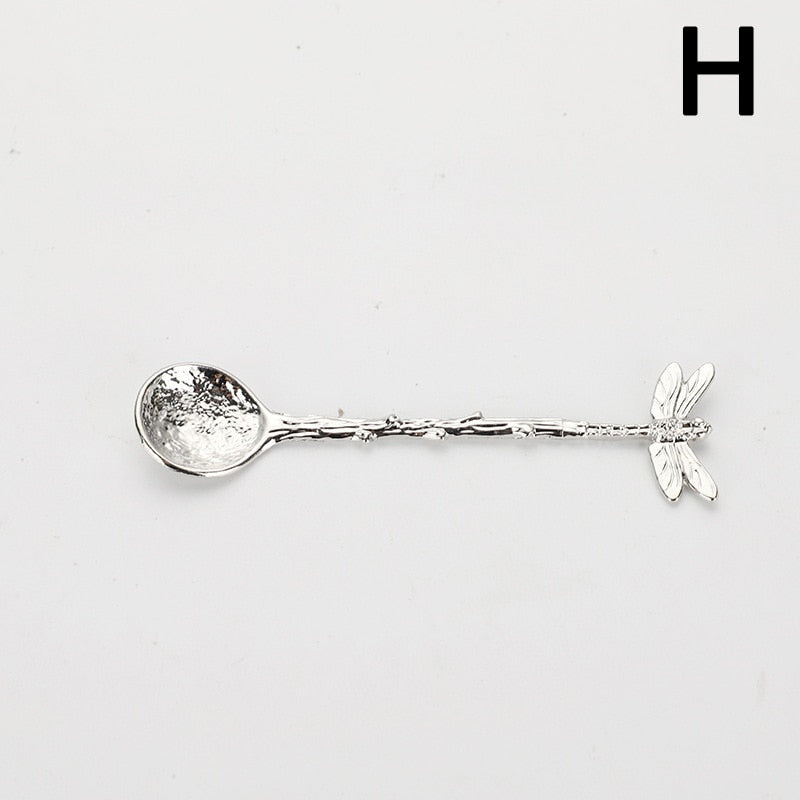 Dragonfly Branches Tea Coffee Spoons