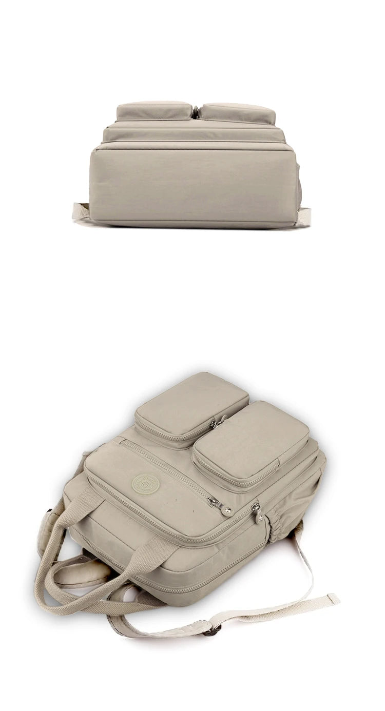 14 Colour Fun Backpacks Waterproof Zipper Multi-pockets Travel School Laptop Bags