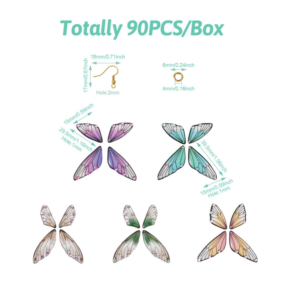 Make Your Own Fairy Wing Earrings DIY Earrings Jewellery Making Kit