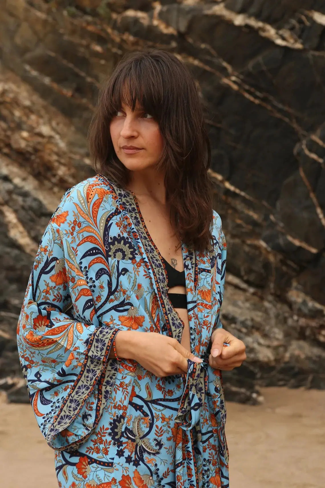 Charmy's Cover-up Long Kimono Robe