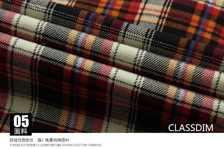 Woodsman Plaid Fleece Shirts Lightweight Jackets