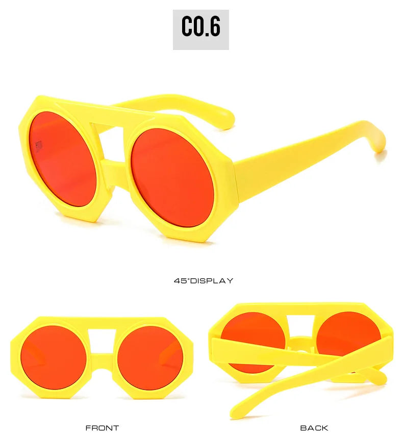 Oversized Futuristic Punk Sunglasses