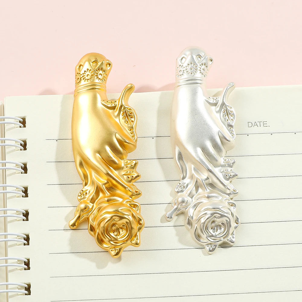 Victorian Hand Rose Bookmark