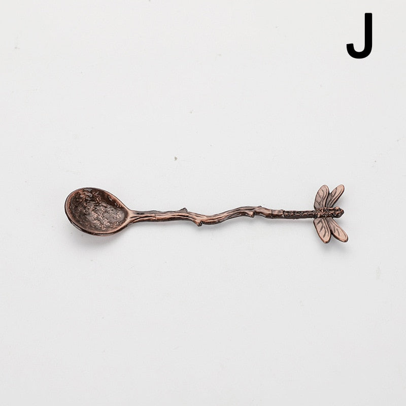 Dragonfly Branches Tea Coffee Spoons