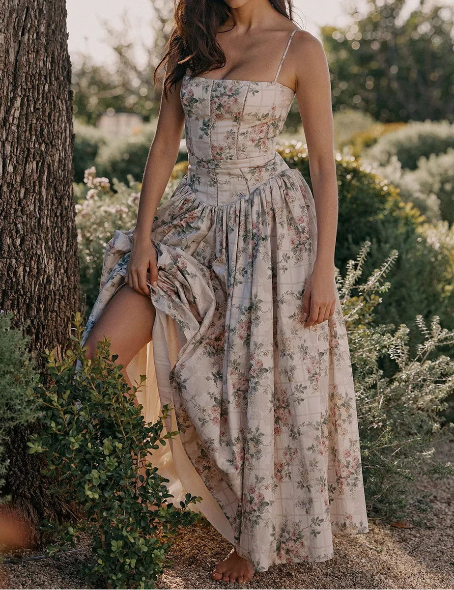 Olivietta's Floral Print Midi Sundress