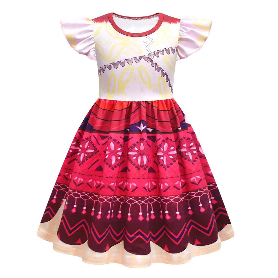Princess Moana Little Girl Fancy Dress Halloween Cosplay Book Week Children's Costume