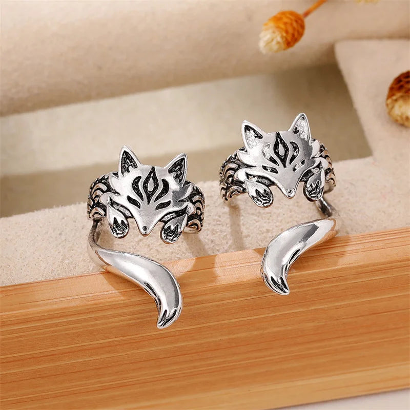 Fox Ear Cuffs Non-piercing Clip Earrings