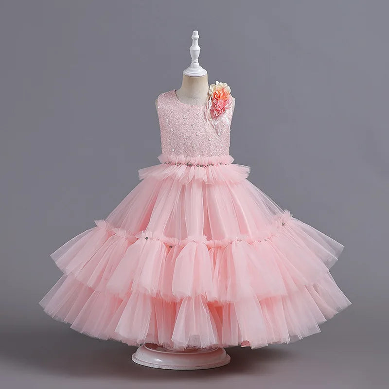 Cupcake Fluffy Tulle Tiered Party Dresses