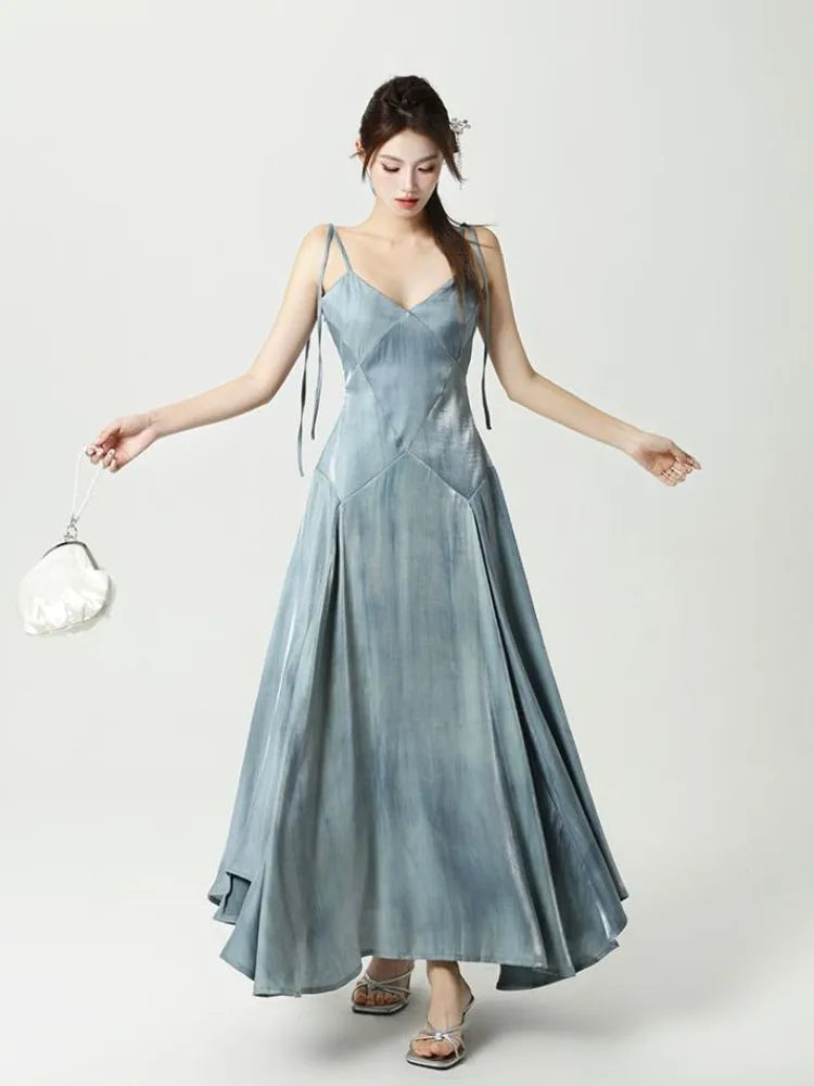 Elowyn's Storm Sea Blue Dress Woodland Gatherer Shop Australia Afterpay