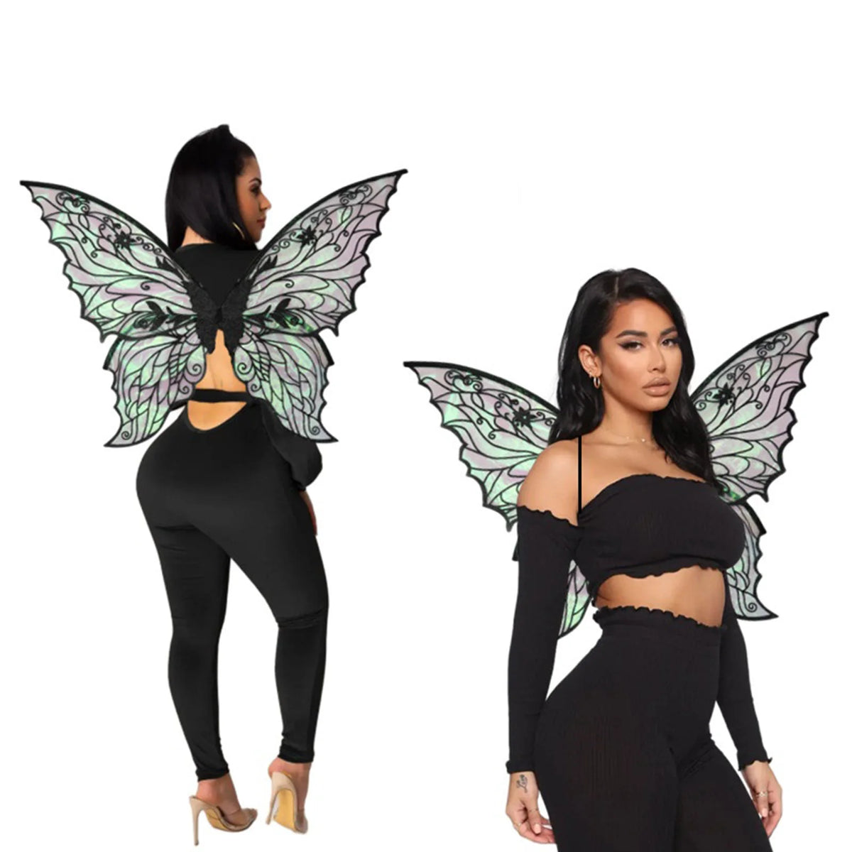 Fairy Elf Wings Costume Kids Adult
