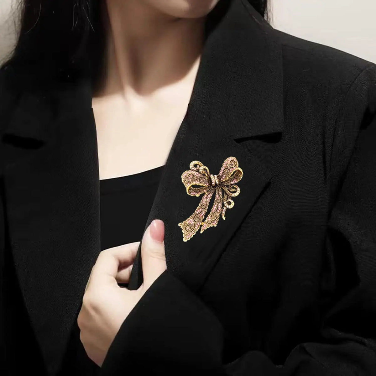 Ribbon Bow Brooch