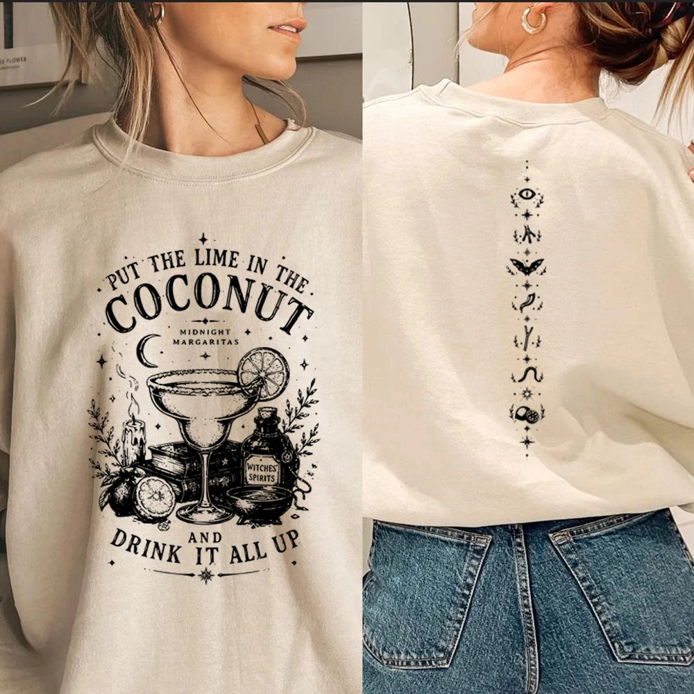 Midnight Margaritas Practical Magic Sweatshirt Pullover