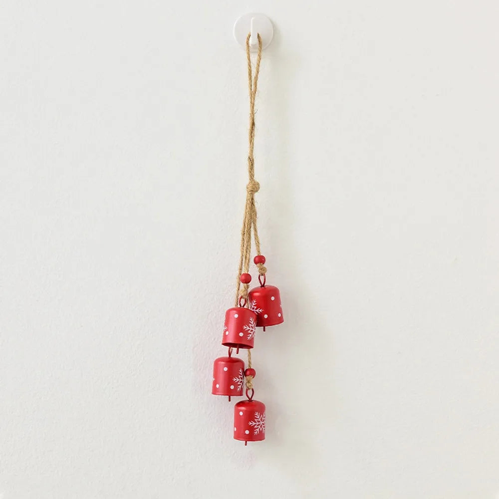 Christmas Bells String Iron Xmas Decoration