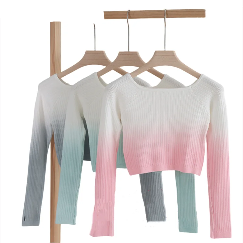 Girls Long Sleeve Ballet Dance Sweater Soft Warm Up Top Pullover