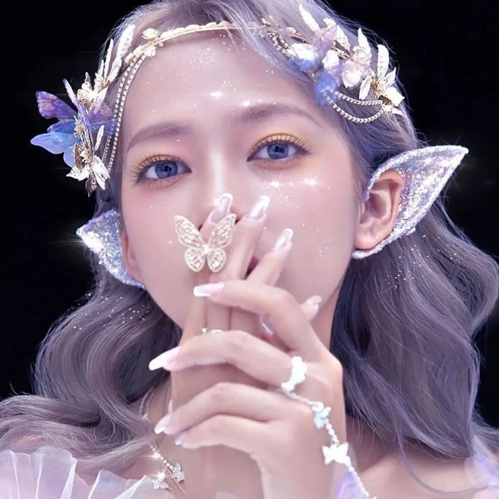Sparkly Elf Ears Cosplay Fairy Pixie