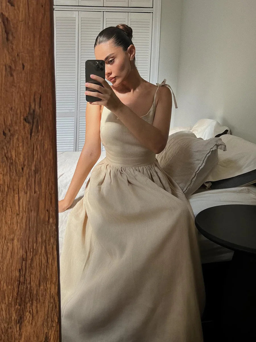 Eden's Cotton Linen Dress