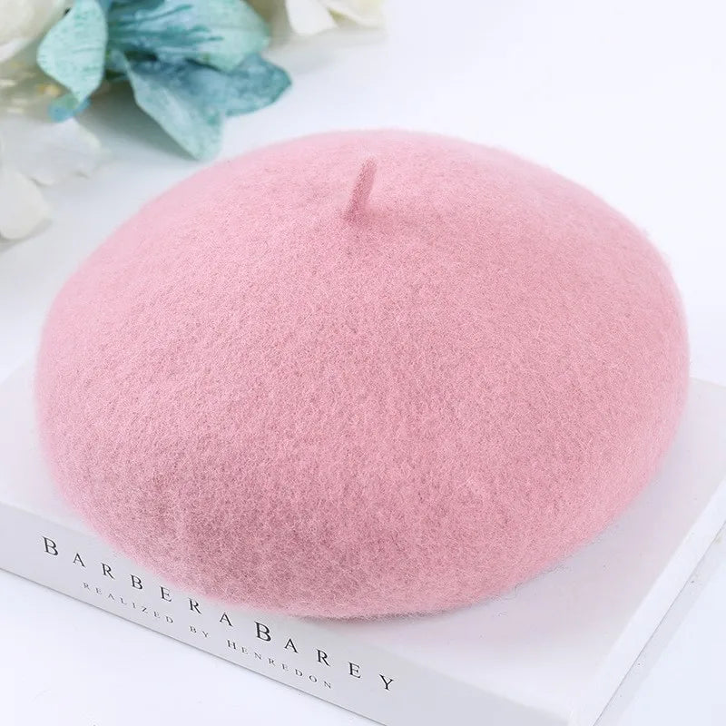 Wool Berets Autumn and Winter Soft Hats