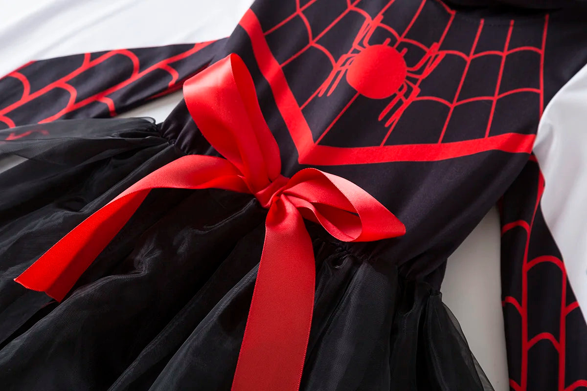 Ghost Spider Gwen Hoodie Cosplay Tutu Halloween Book Week Costume