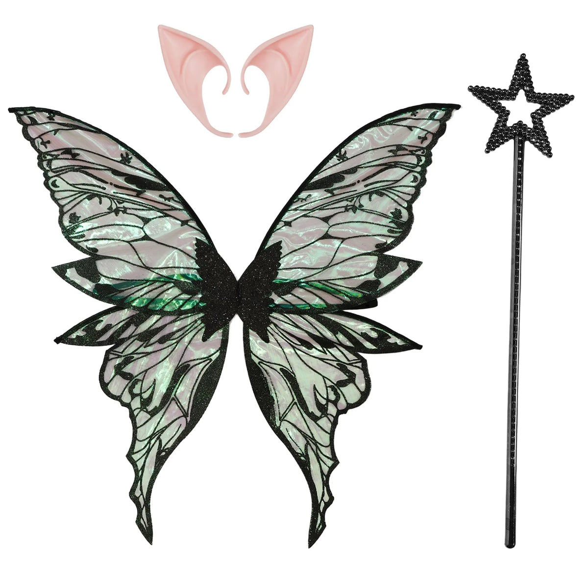 Fairy Elf Ears, Wings and Wands Cosplay Accessories