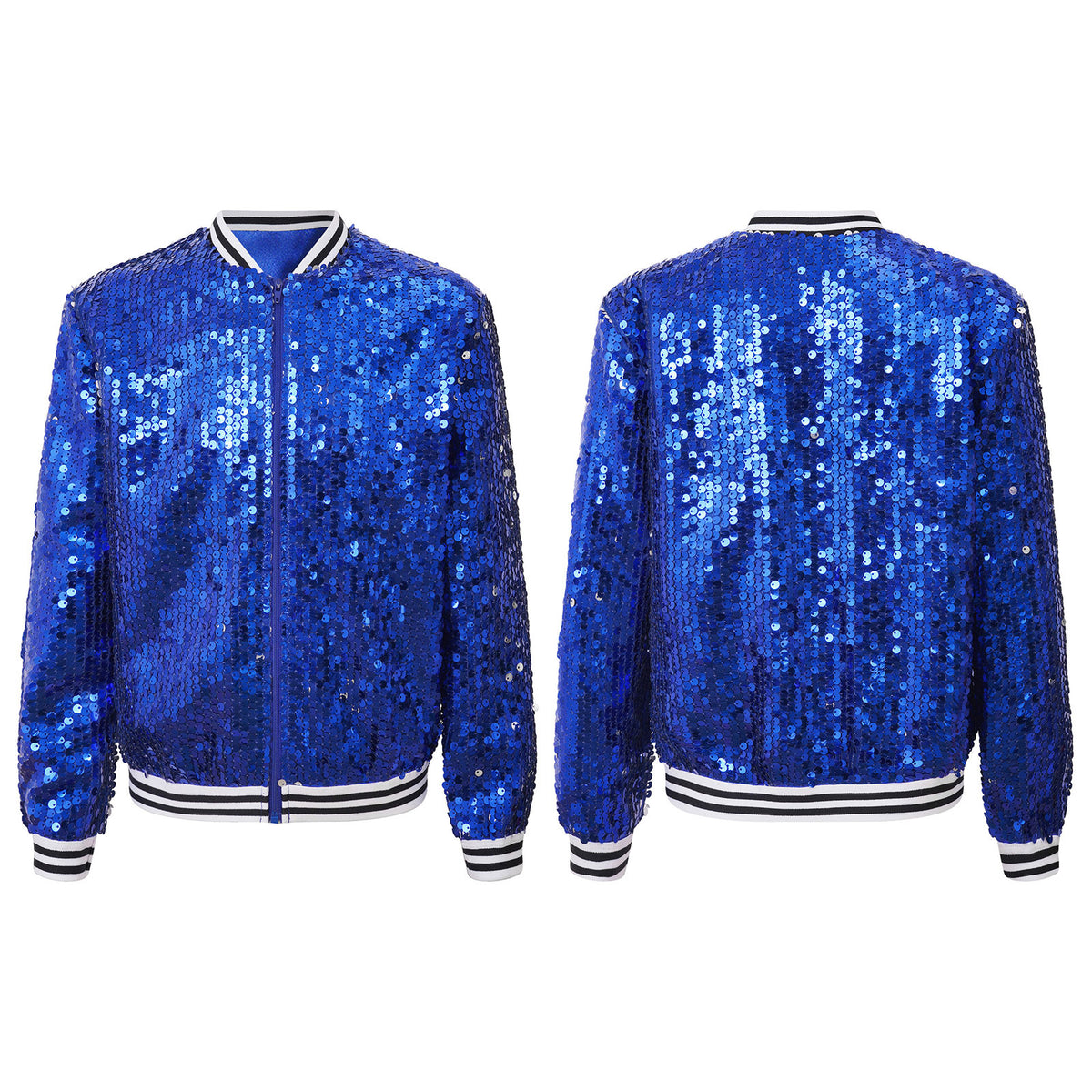 Kids Girls Sequinned Dance Bomber Jackets