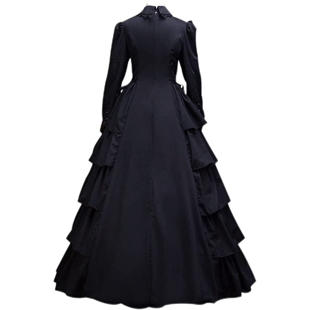 Black Widow Victorian Dress Costume