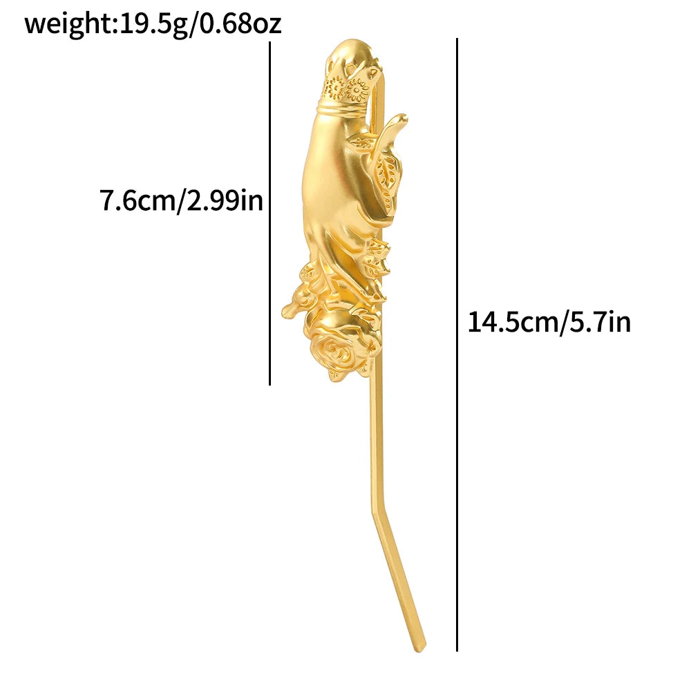 Victorian Hand Rose Bookmark